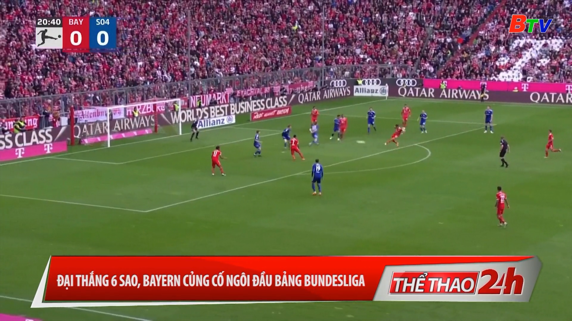 Đại thắng 6 sao, Bayern củng cố ngôi đầu bảng Bundesliga